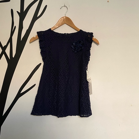 Pippa & Julie Other - NWT Pippa & Julie girls navy lace dress